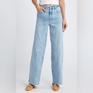 Hidden Jeans: Diagonal Seam Dad Jeans
